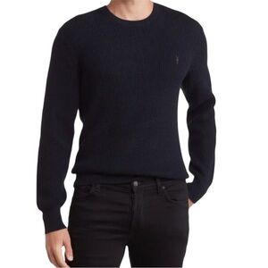 All Saints Rias Crew Waffle Knit Sweater, Size Medium